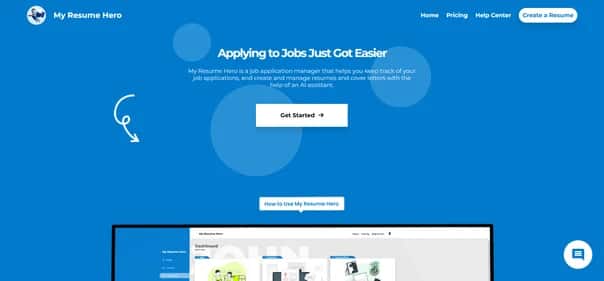 My Resume Hero - Tool preview