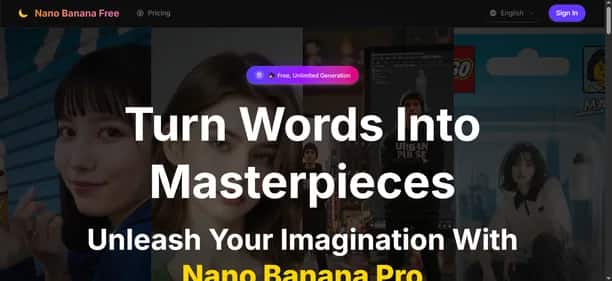 NanoBananaFree - Tool preview