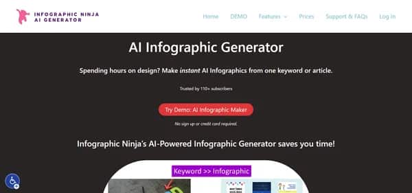 Infographic.Ninja - Tool preview