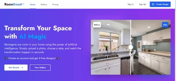 RoomBoost AI - Tool preview