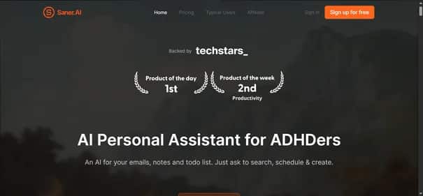 Saner.AI - Tool preview