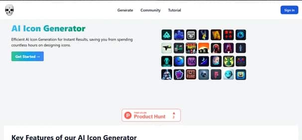 AI Icon Generator - Tool preview
