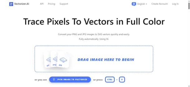 Vectorizer.AI - Tool preview