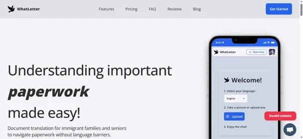 WhatLetter - Tool preview