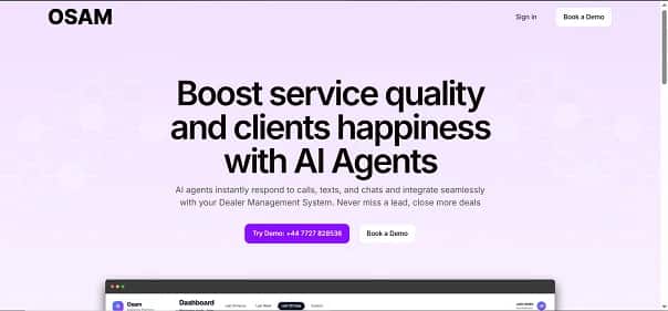 Osam Ai - Tool preview