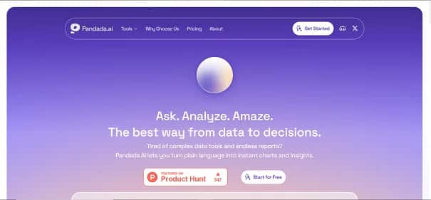 Pandada AI - Tool preview