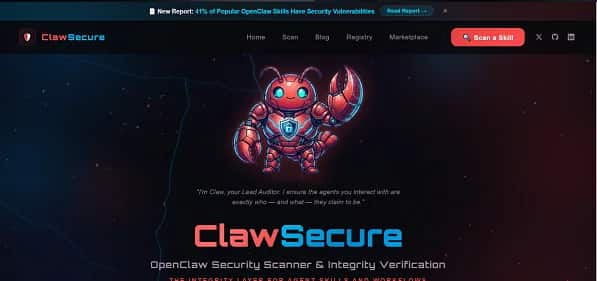 ClawSecure - Tool preview