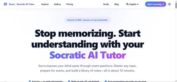 Socra - Tool preview