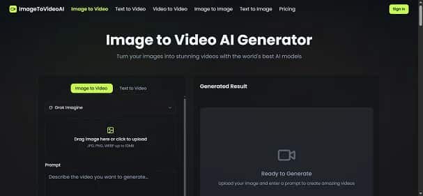 ImageToVideoAI - Tool preview