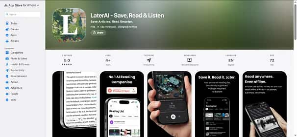 LaterAI - Tool preview