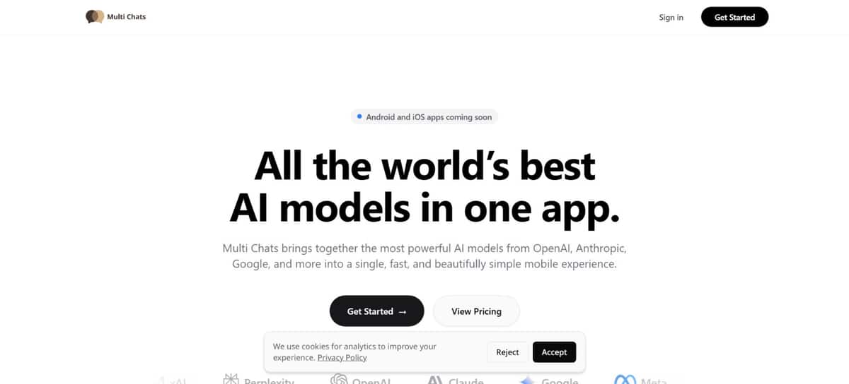 Multi Chats - Tool preview