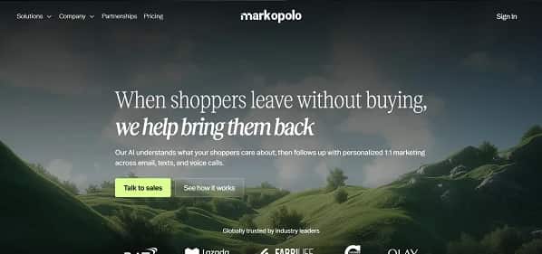 Markopolo AI - Tool preview