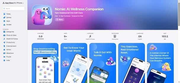 Nomie - Tool preview