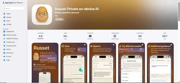 Russet - Tool preview