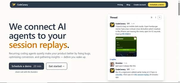 CodeCanary - Tool preview