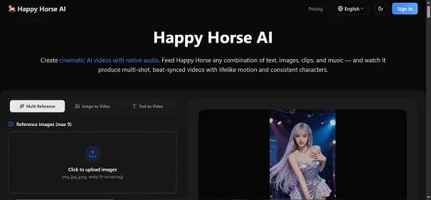Happy Horse AI - Tool preview