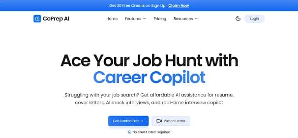 CoPrep AI - Tool preview