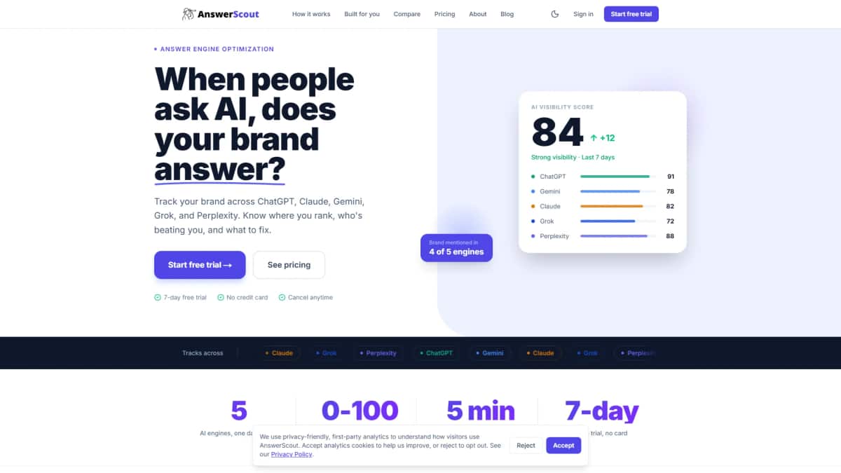 AnswerScout - Tool preview