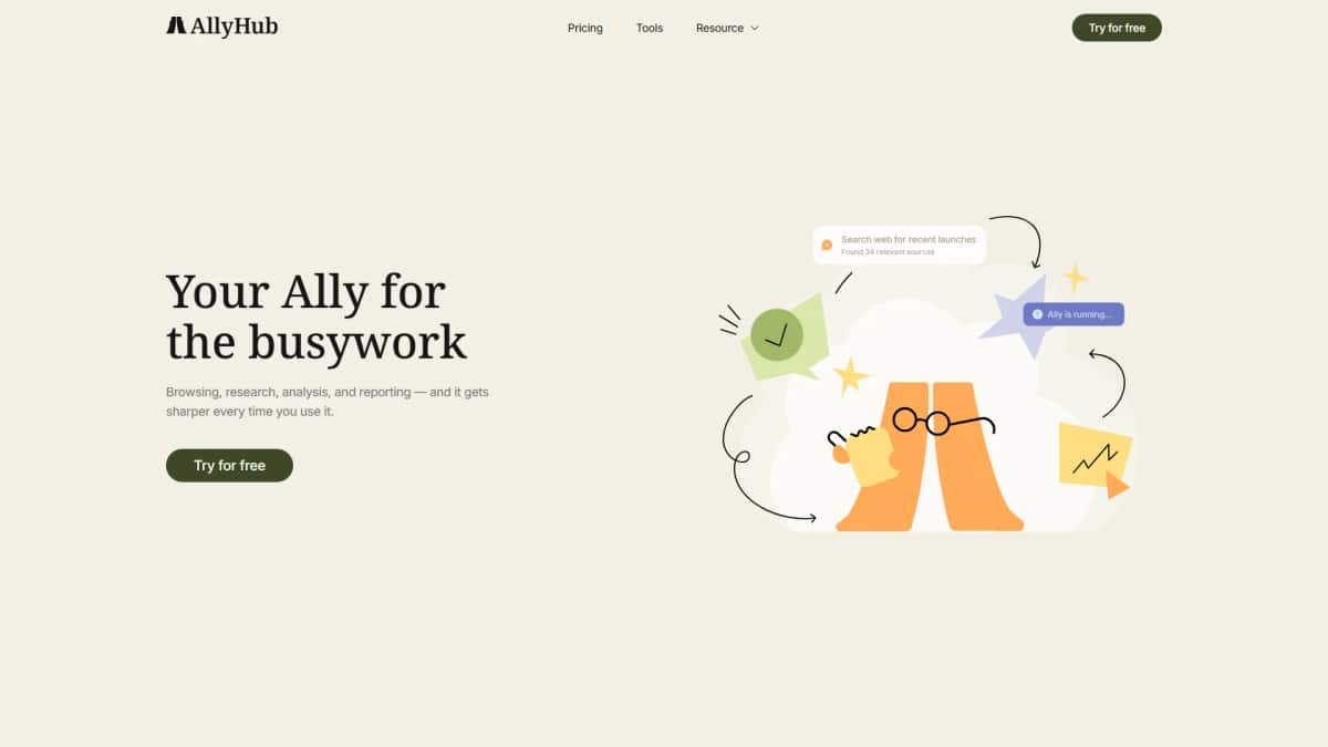 AllyHub - Tool preview