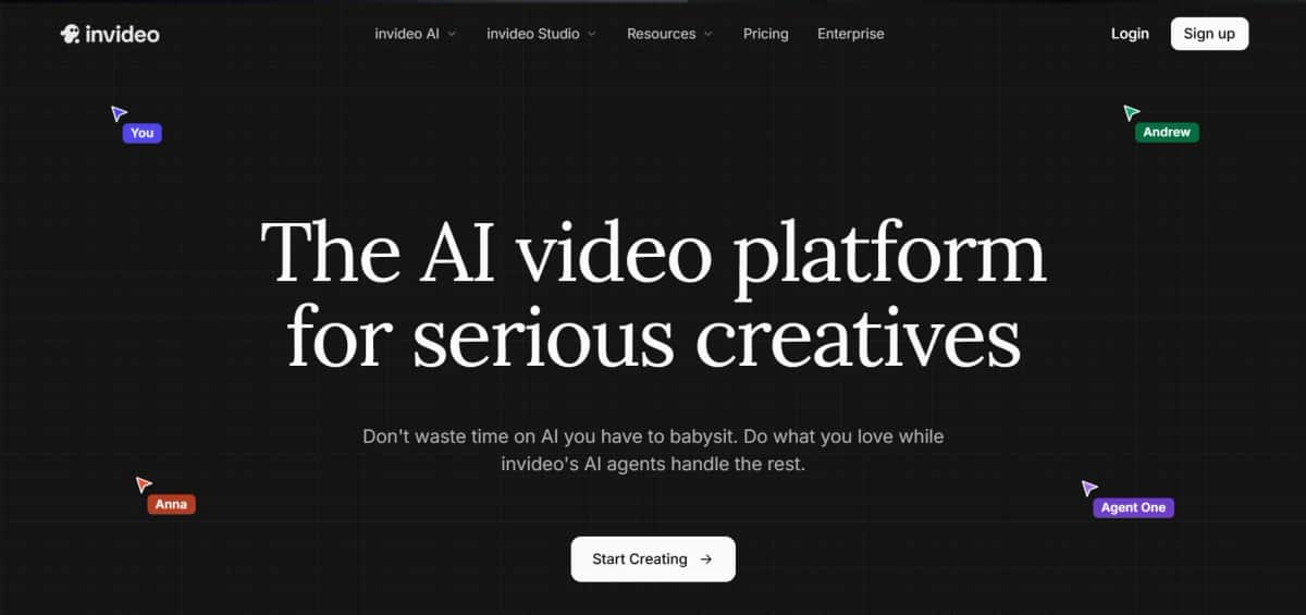Invideo - Tool preview