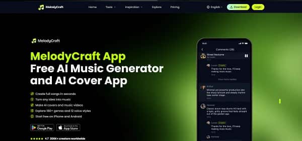 MelodyCraft - Tool preview