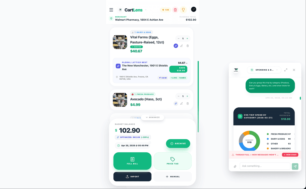 CartLens - Tool preview