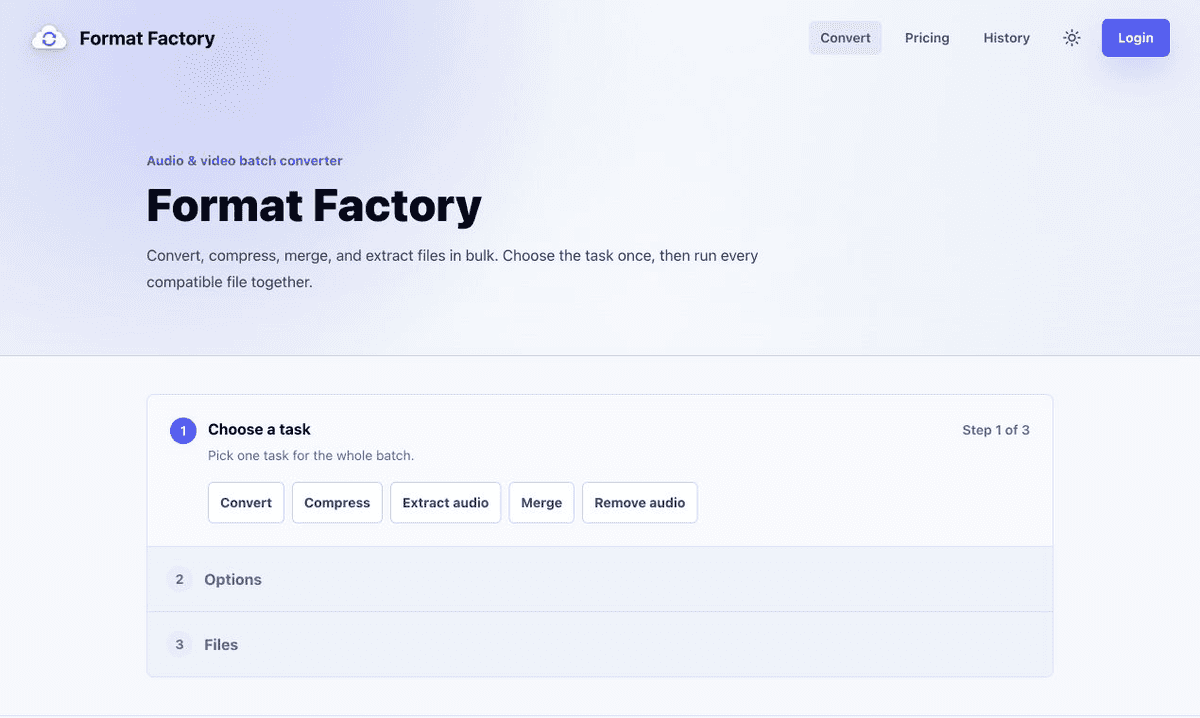 Format Factory - Tool preview