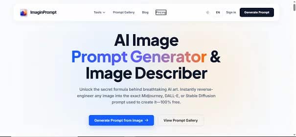 Imagin Prompt - Tool preview