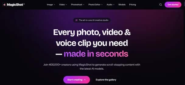 MagicShot AI - Tool preview