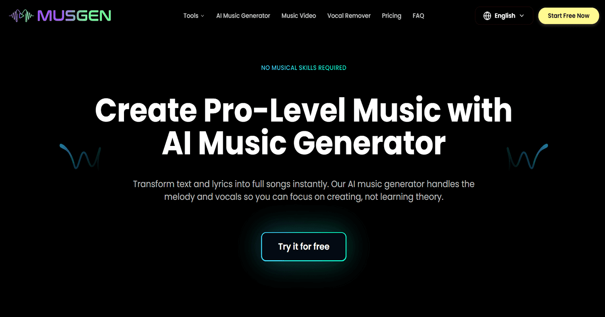 MusGen - Tool preview
