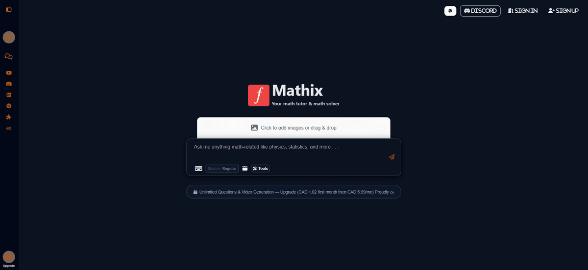 Mathix - Tool preview