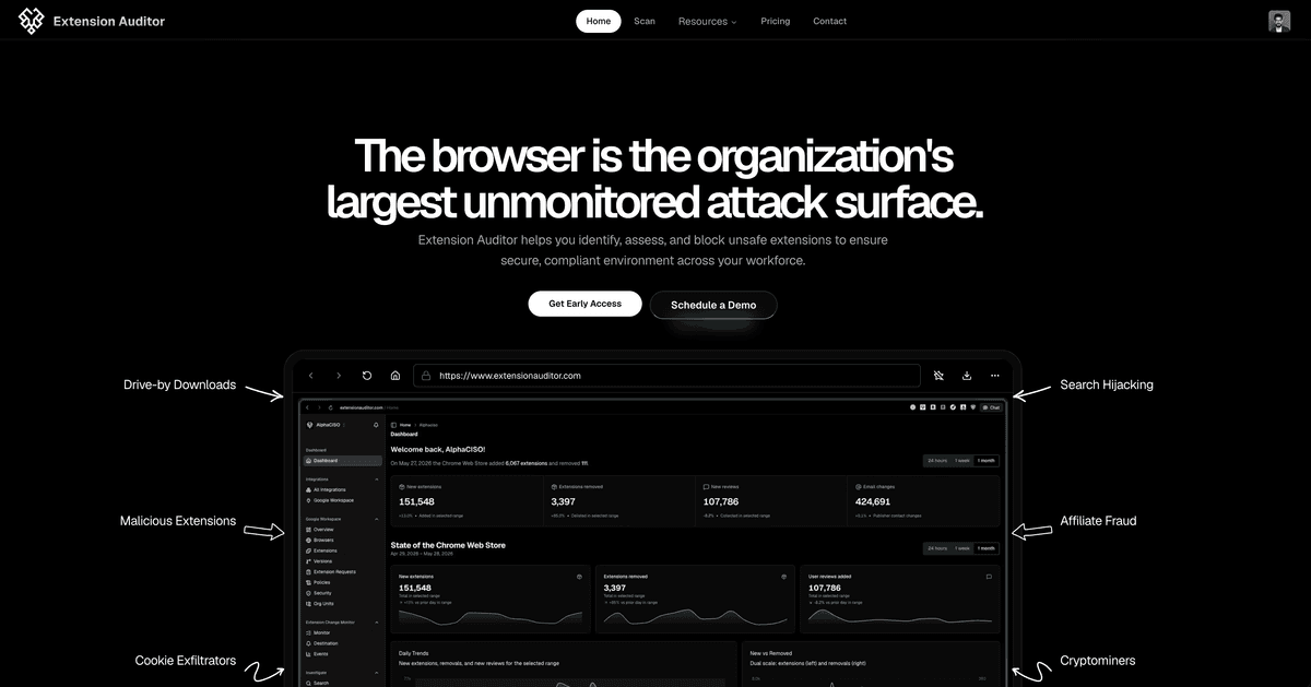 Extension Auditor - Tool preview