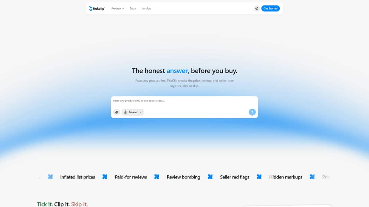 TickClip - Tool preview