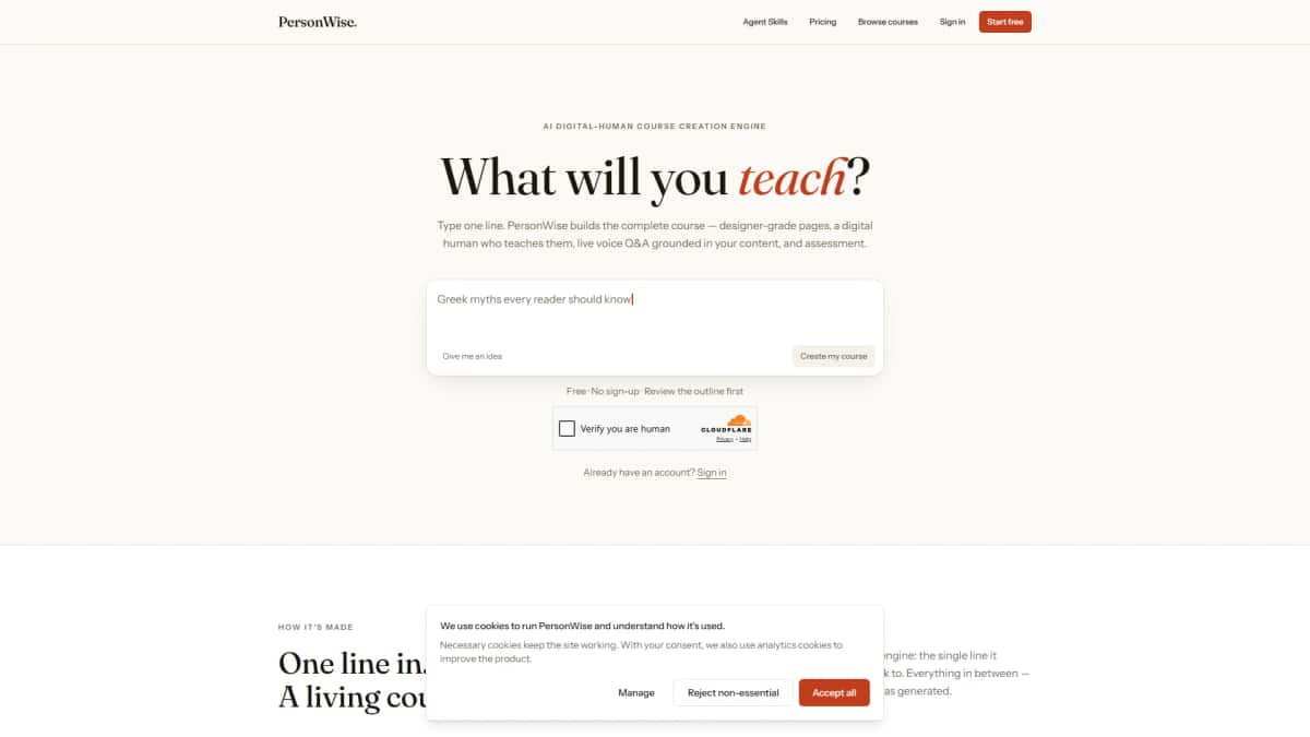 PersonWise - Tool preview