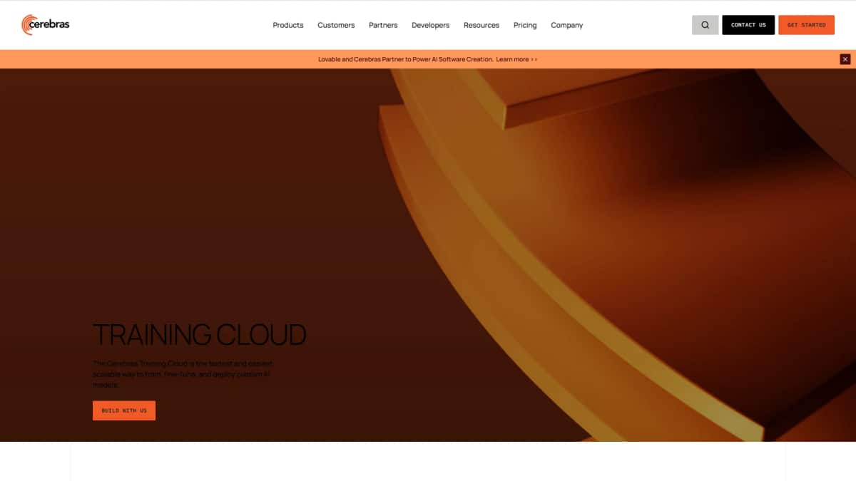 Cerebras Training Cloud - Tool preview