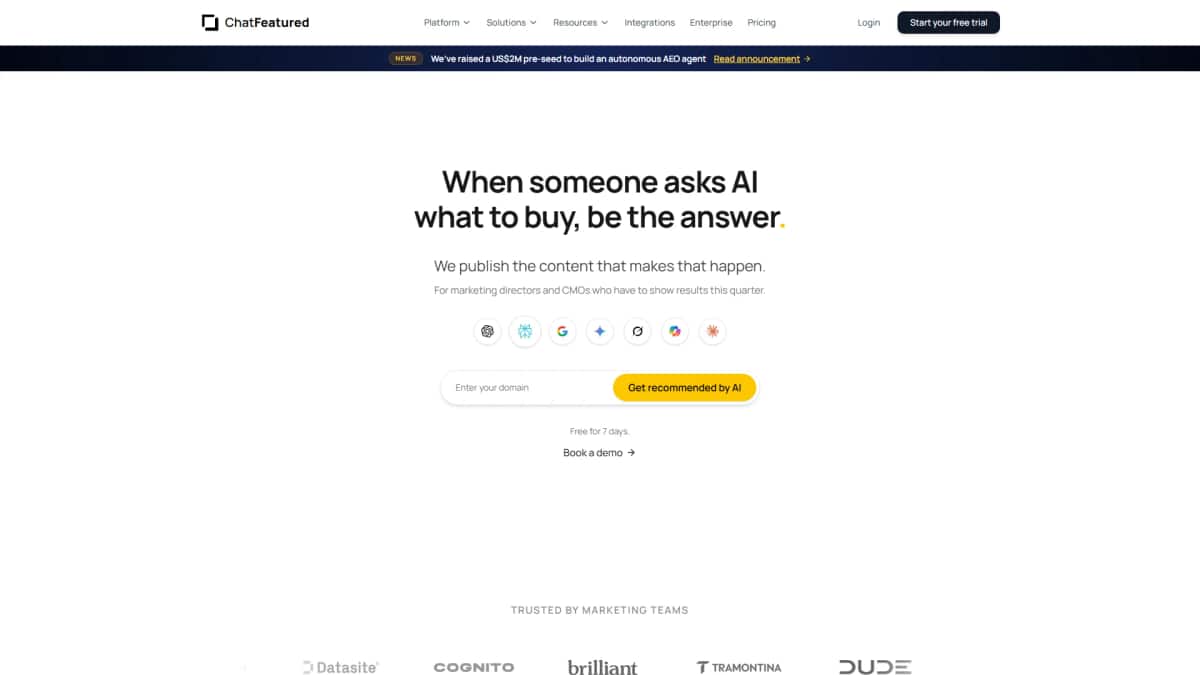 ChatFeatured - Tool preview
