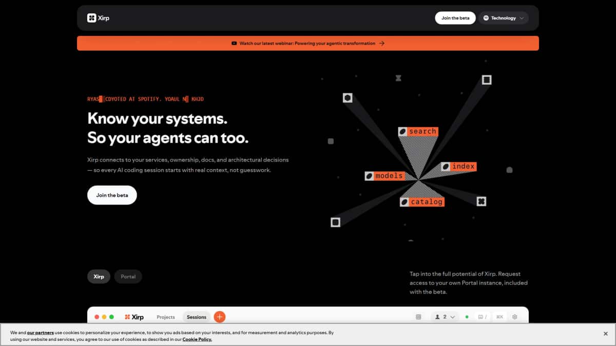 Xirp by Spotify - Tool preview