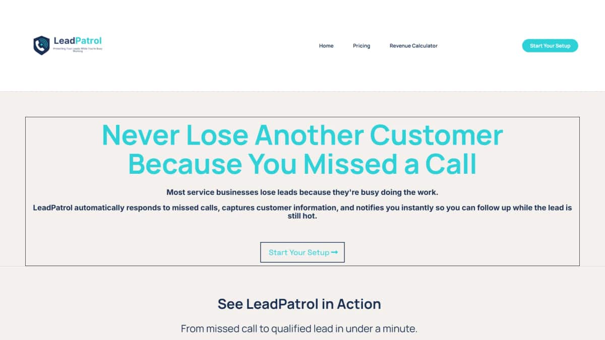 LeadPatrol - Tool preview