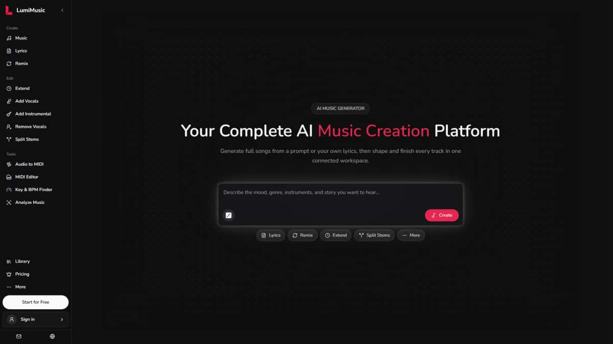 LumiMusic - Tool preview