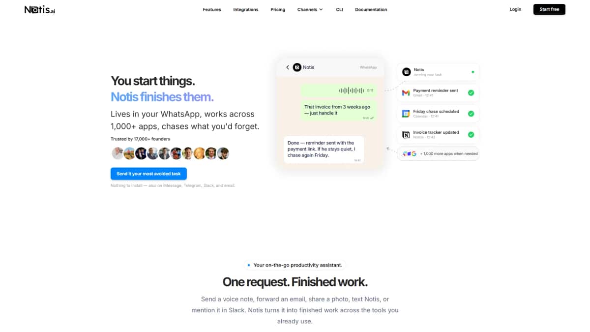 Notis - Tool preview