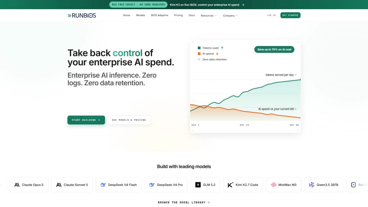 Run BiOS - Tool preview
