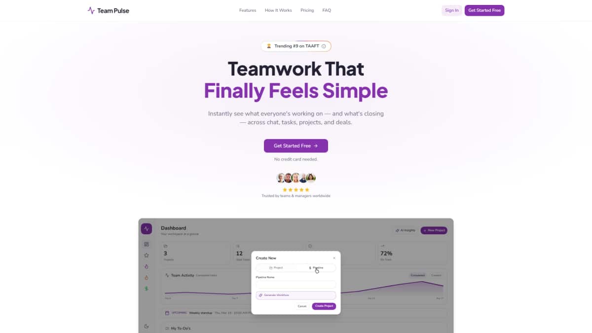 Team Pulse - Tool preview