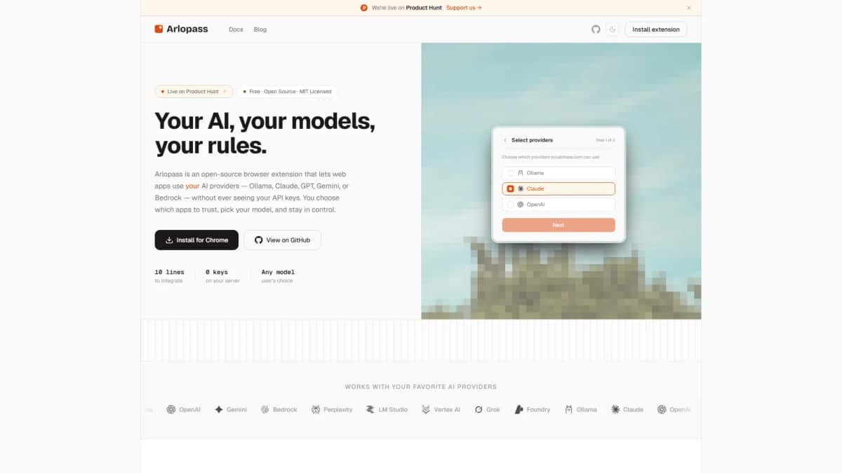 Arlopass - Tool preview