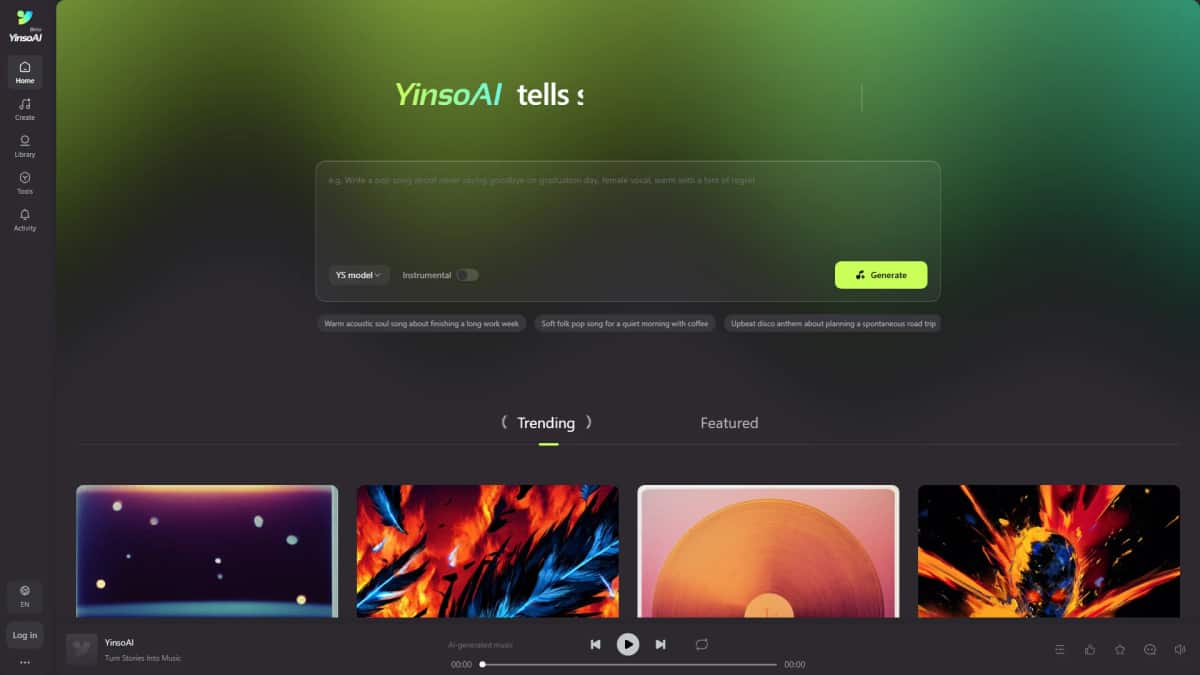 Yinso - Tool preview