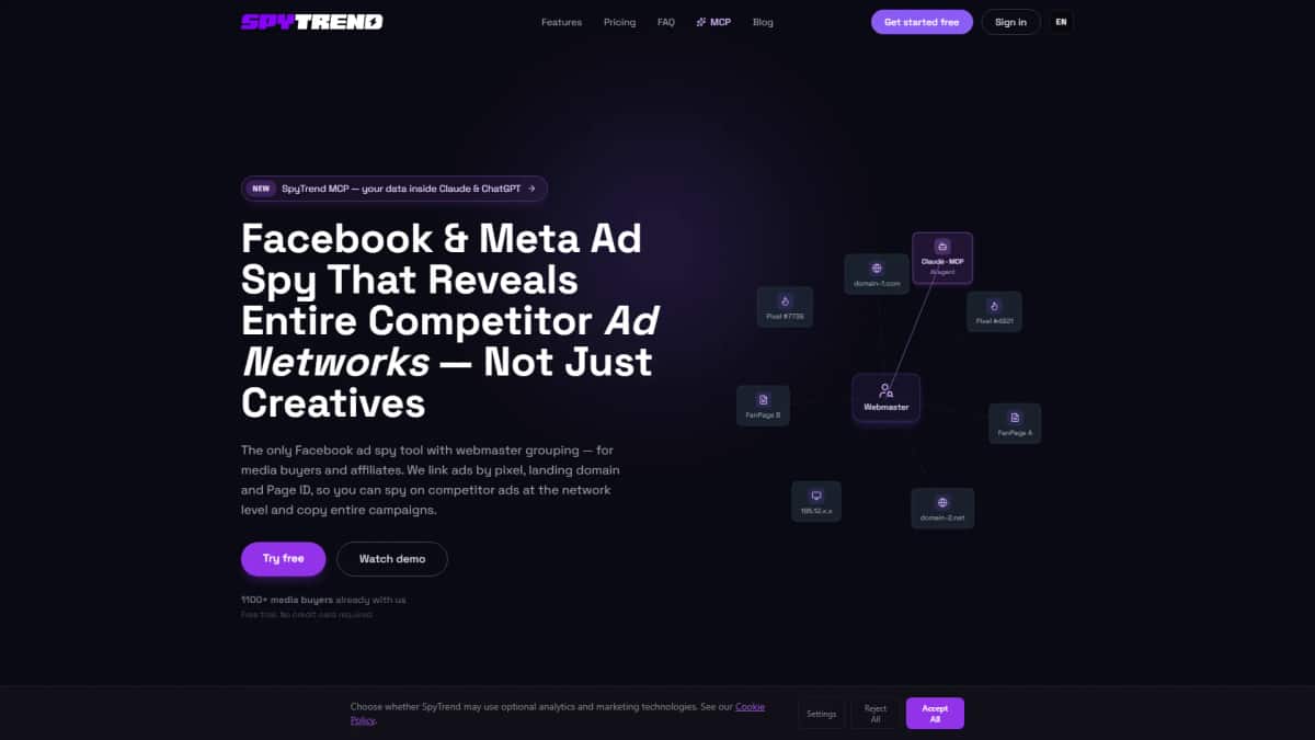 Spytrend - Tool preview