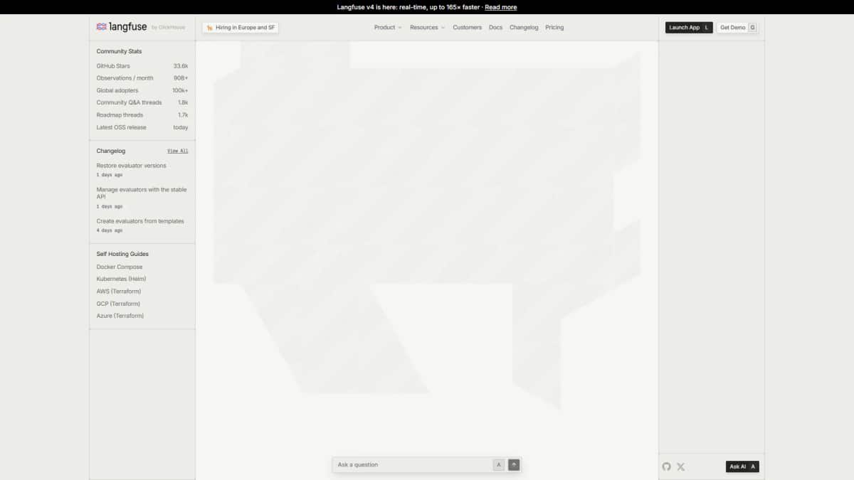 Langfuse - Tool preview