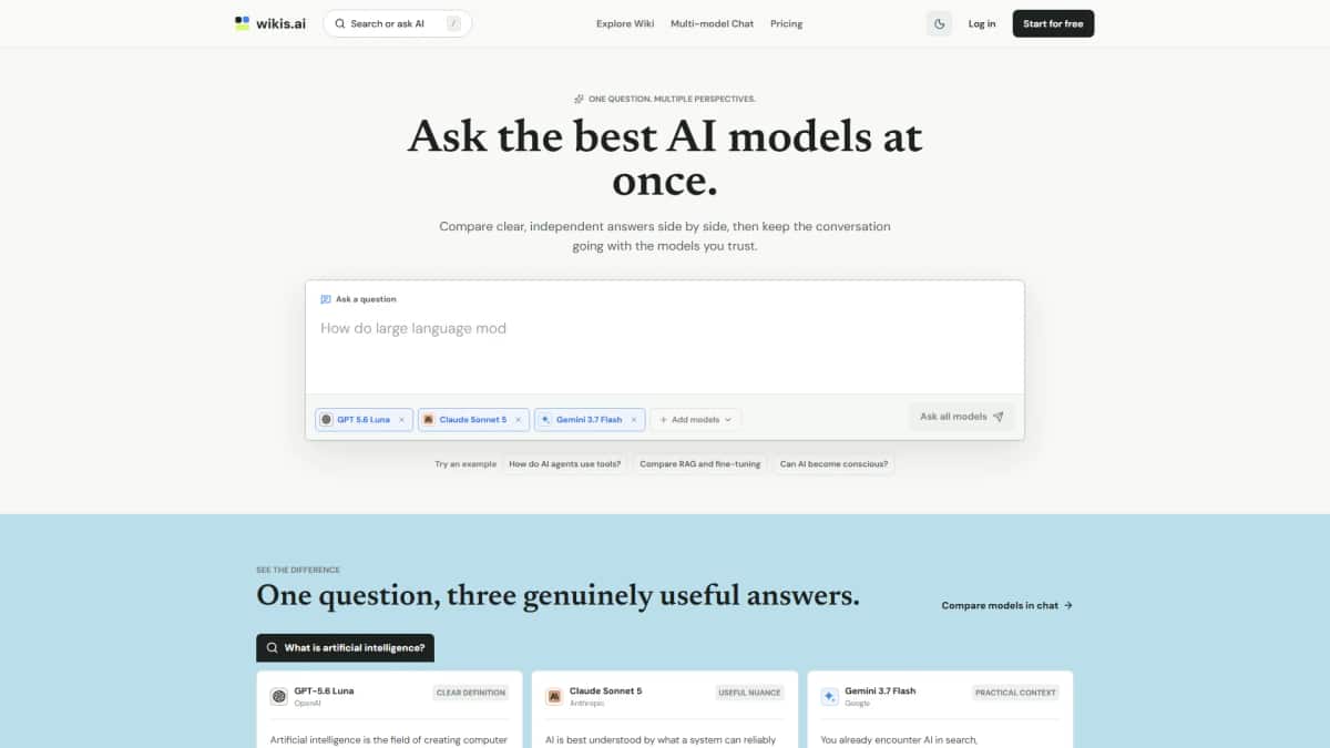 Wikis.ai - Tool preview