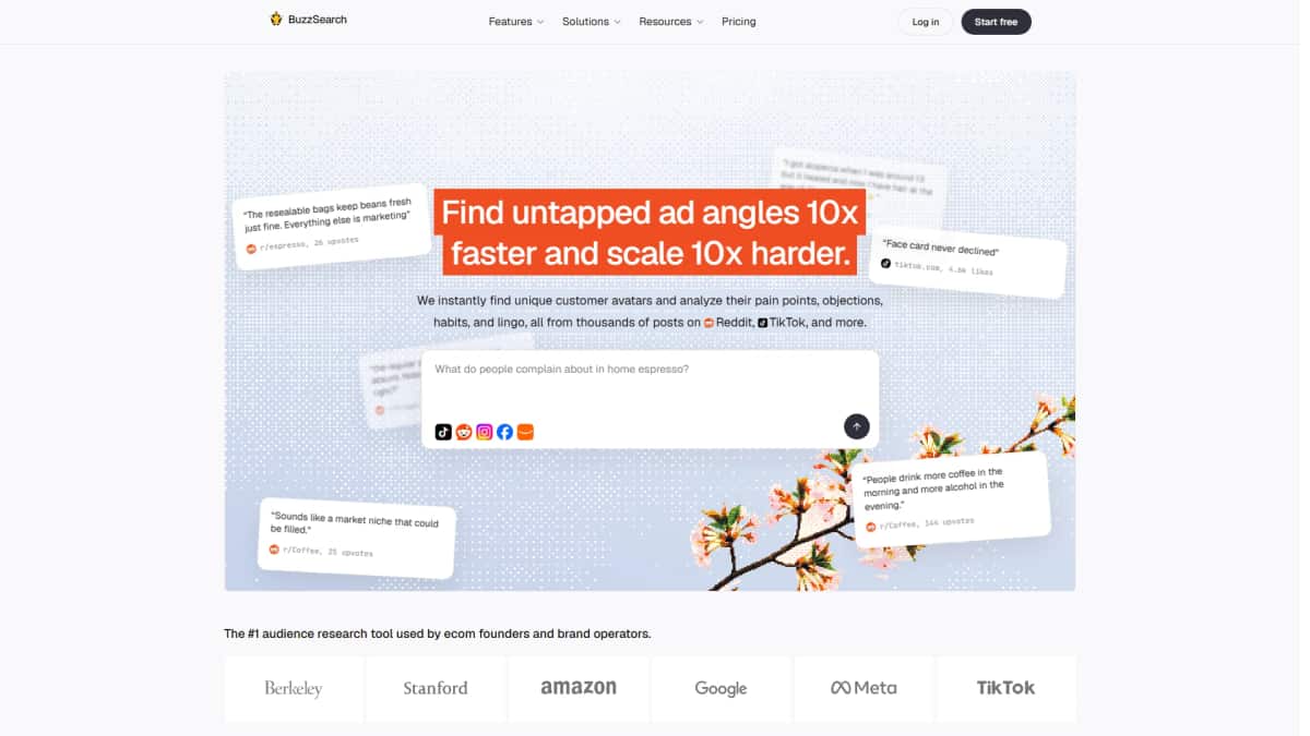 BuzzSearch - Tool preview
