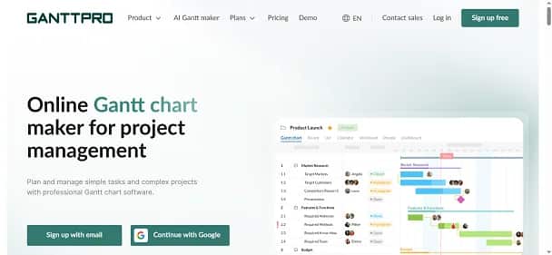 GanttPRO - Tool preview