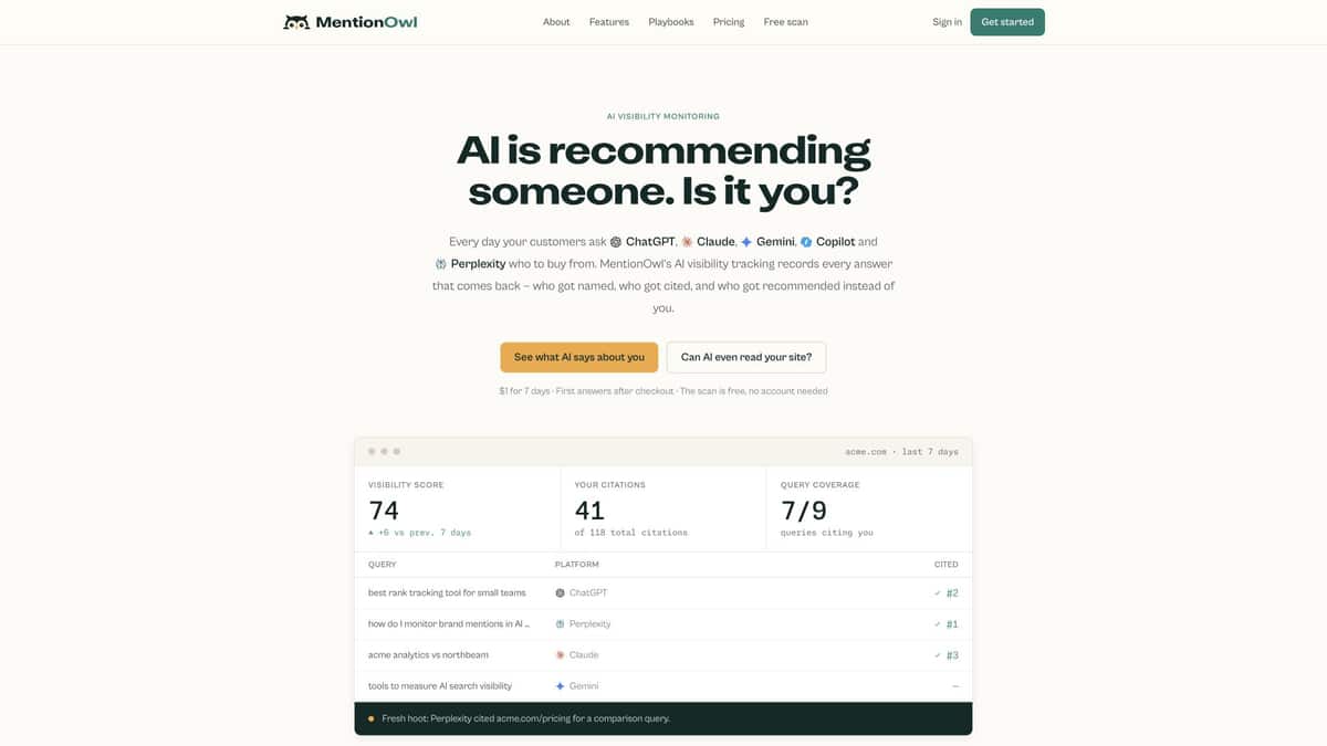 MentionOwl - Tool preview